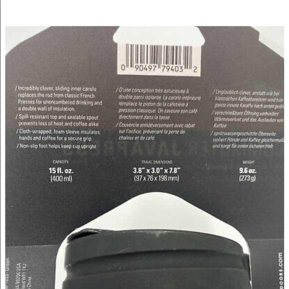 GSI Outdoors Commuter JavaPress French Press Coffee Mug Superior Backcountry - Picture 6 of 6